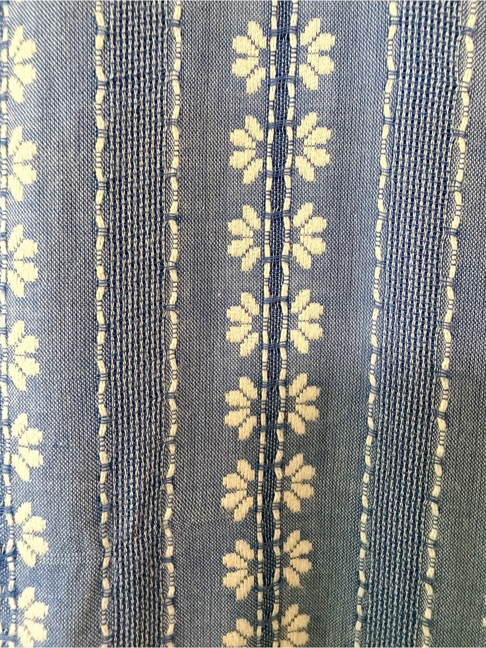 Madewell Blue Floral Tiered Midi Dress Women’s 2 Square Neck Cottagecore Pockets - Picture 6 of 9